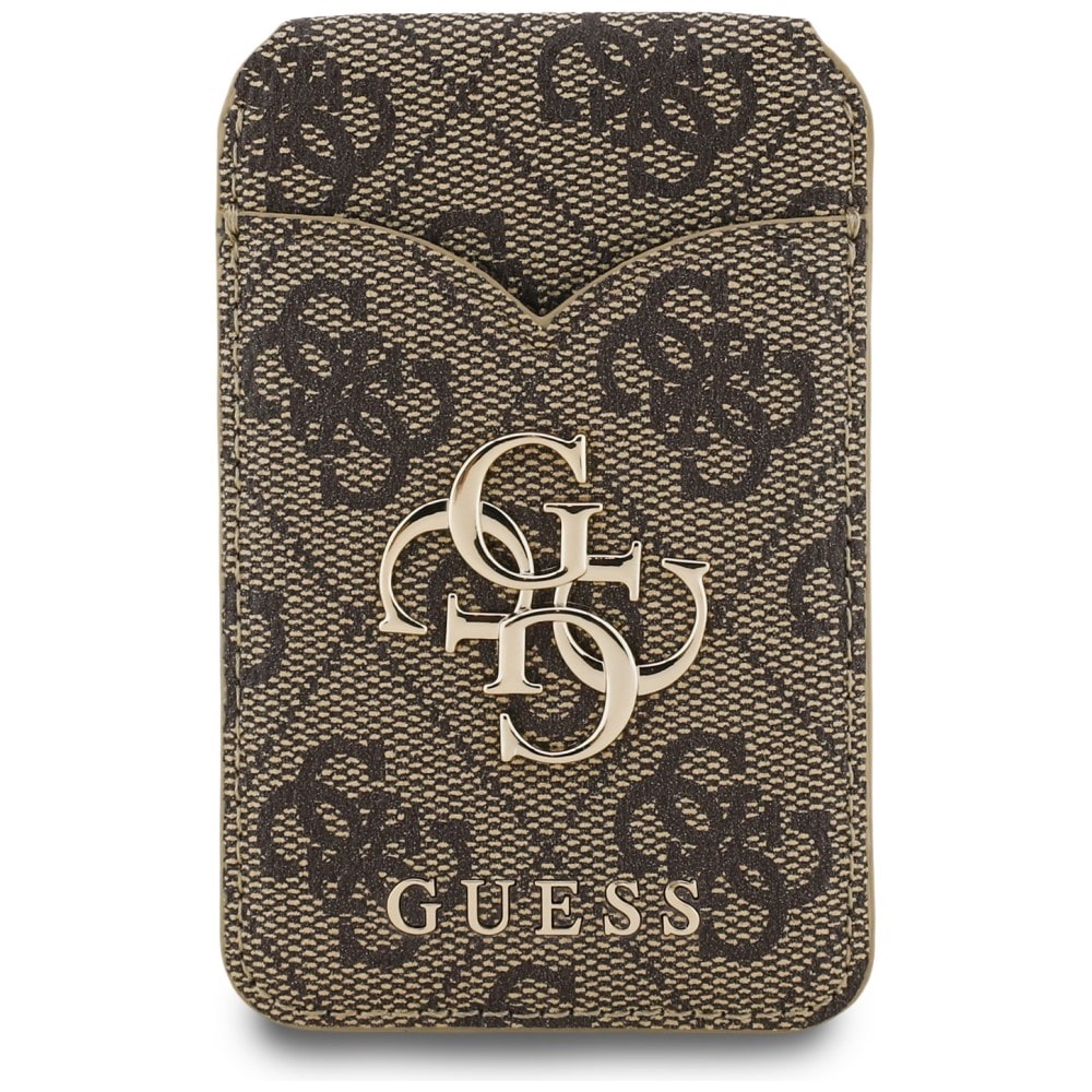Πορτοφόλι Guess 4G Stand & Mirror Magsafe με καθρέφτη, καφέ - Image 4