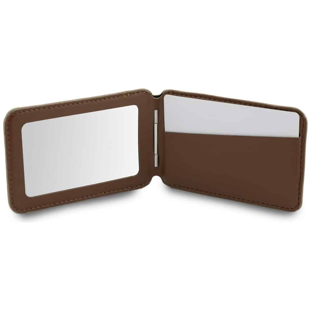Πορτοφόλι Guess 4G Stand & Mirror Magsafe με καθρέφτη, καφέ - Image 6