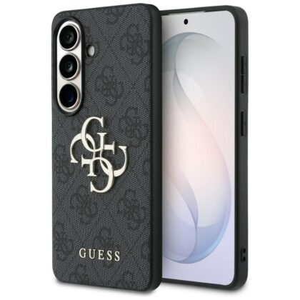 Θήκη Guess 4G με μεγάλο μεταλλικό λογότυπο για Samsung Galaxy S26 μαύρη