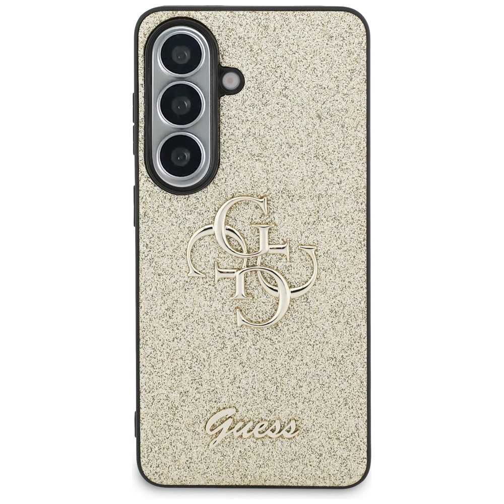 Θήκη Guess Fixed Glitter Big 4G Metal Logo για Samsung Galaxy S26 Χρυσό - Image 3