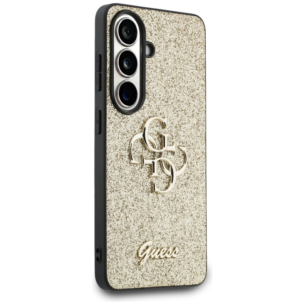 Θήκη Guess Fixed Glitter Big 4G Metal Logo για Samsung Galaxy S26 Χρυσό - Image 4
