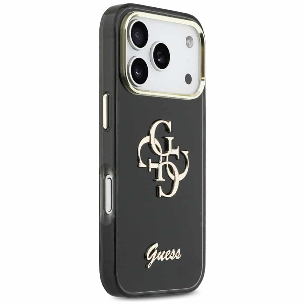 Θήκη Guess IML 4G Script Metal για iPhone 17 Pro Max μαύρη - Image 4