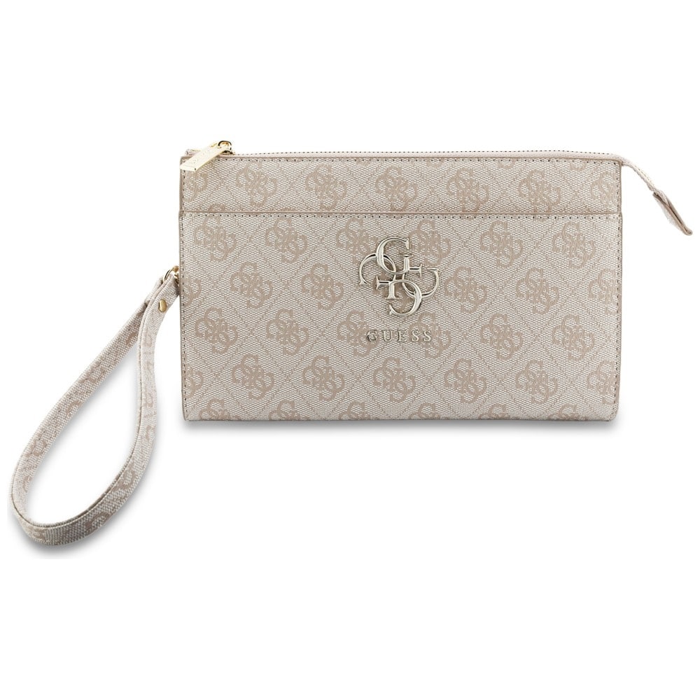 Τσάντα χειρός Guess 4G Big Logo, ροζ τσάντα τηλεφώνου Clutch - Image 2