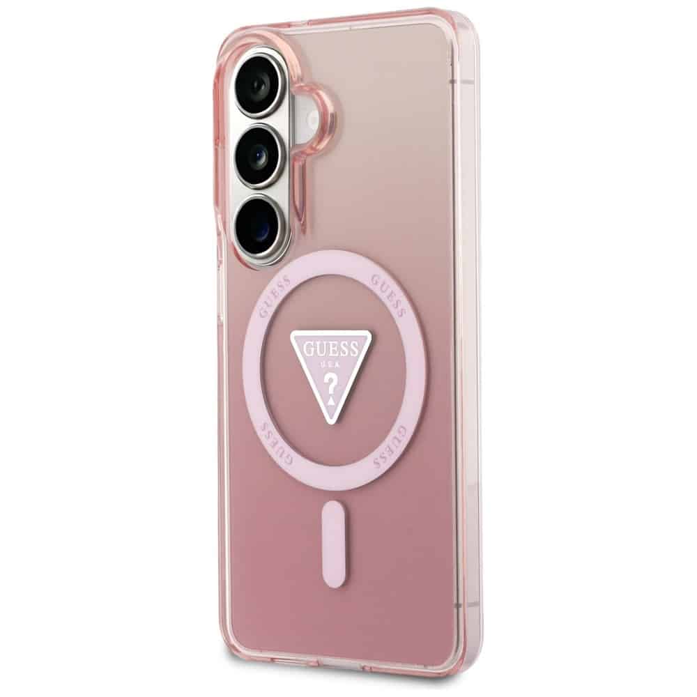 Θήκη Guess IML Gradient Triangle MagSafe ροζ για Samsung Galaxy S26 - Image 2