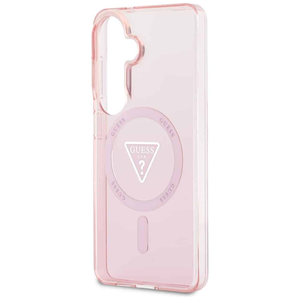 Θήκη Guess IML Gradient Triangle MagSafe ροζ για Samsung Galaxy S26 - Image 6