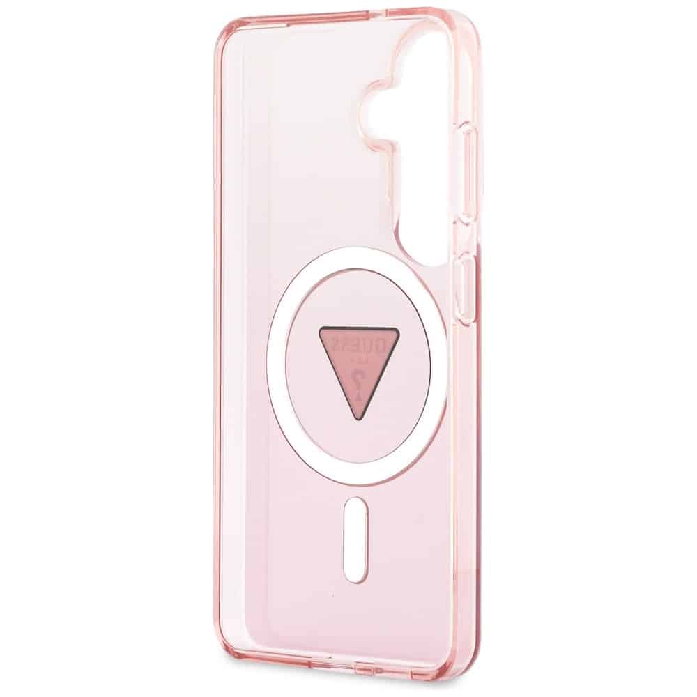Θήκη Guess IML Gradient Triangle MagSafe ροζ για Samsung Galaxy S26 - Image 7