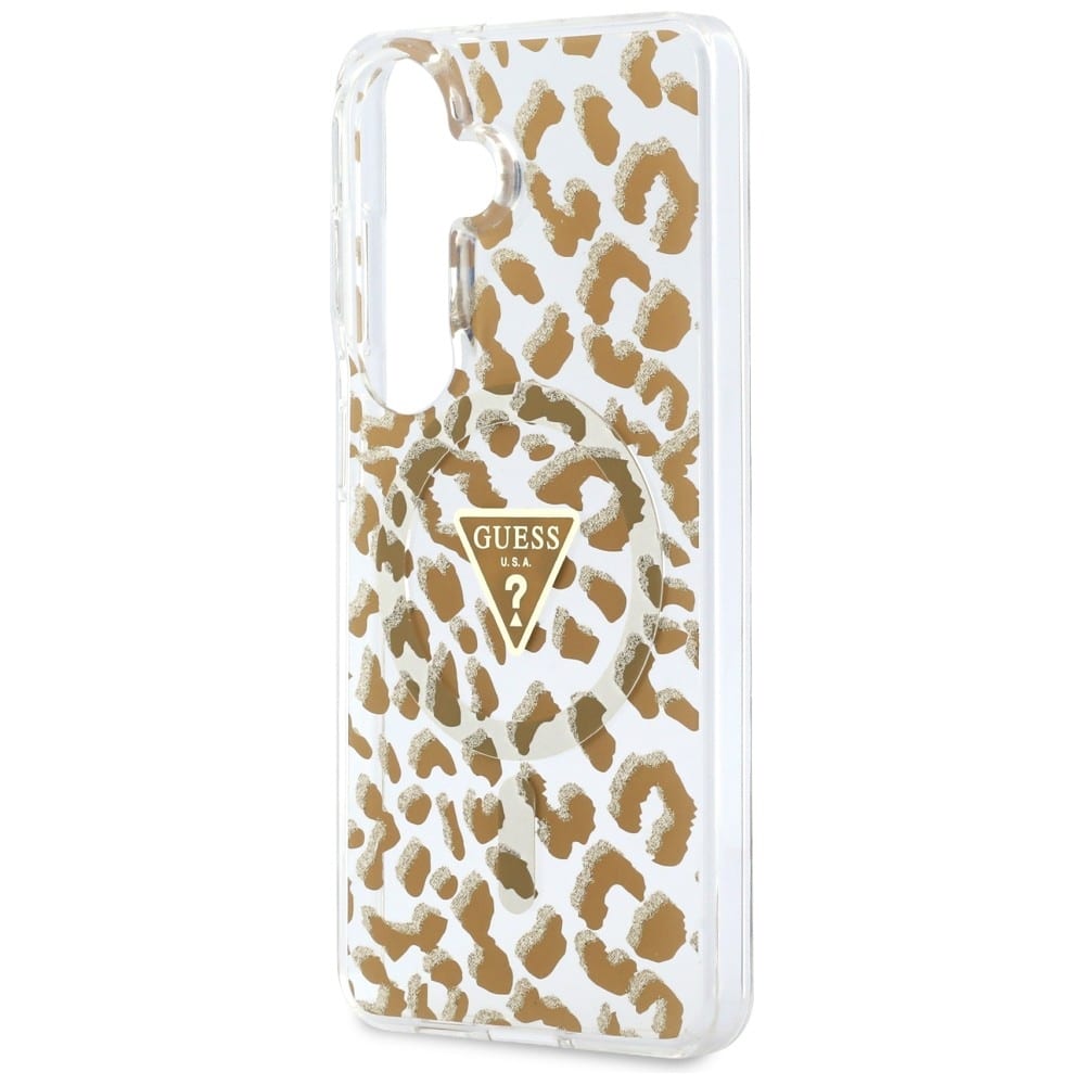 Guess IML Leopard Triangle - θήκη για Samsung Galaxy S26 - Καφέ - Image 6