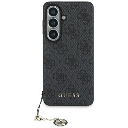 Θήκη Guess 4G Classic Logo Charm MagSafe για Samsung Galaxy S26 μαύρη
