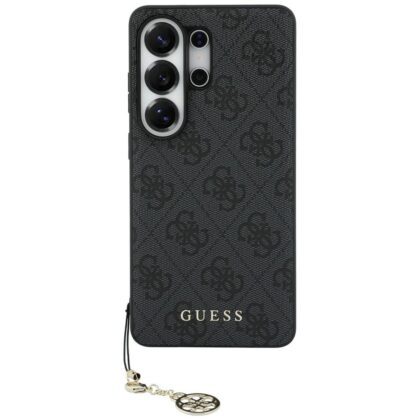 Θήκη Guess 4G Classic Logo Charm MagSafe για Samsung Galaxy S26 Ultra μαύρη