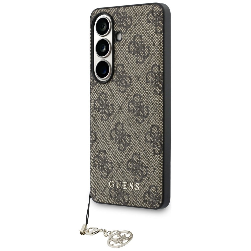 Θήκη Guess 4G Classic Logo Charm MagSafe για Samsung Galaxy S26 καφέ - Image 2