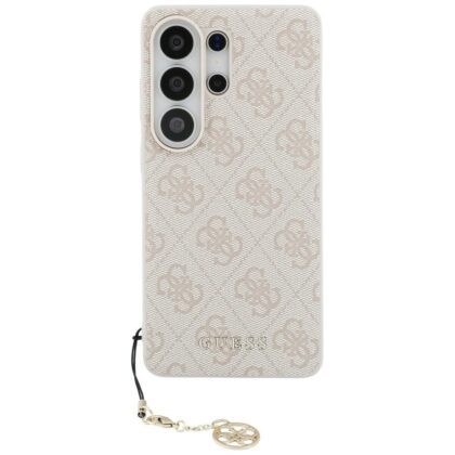 Θήκη Guess 4G Classic Logo Charm MagSafe για Samsung Galaxy S26 Ultra ροζ