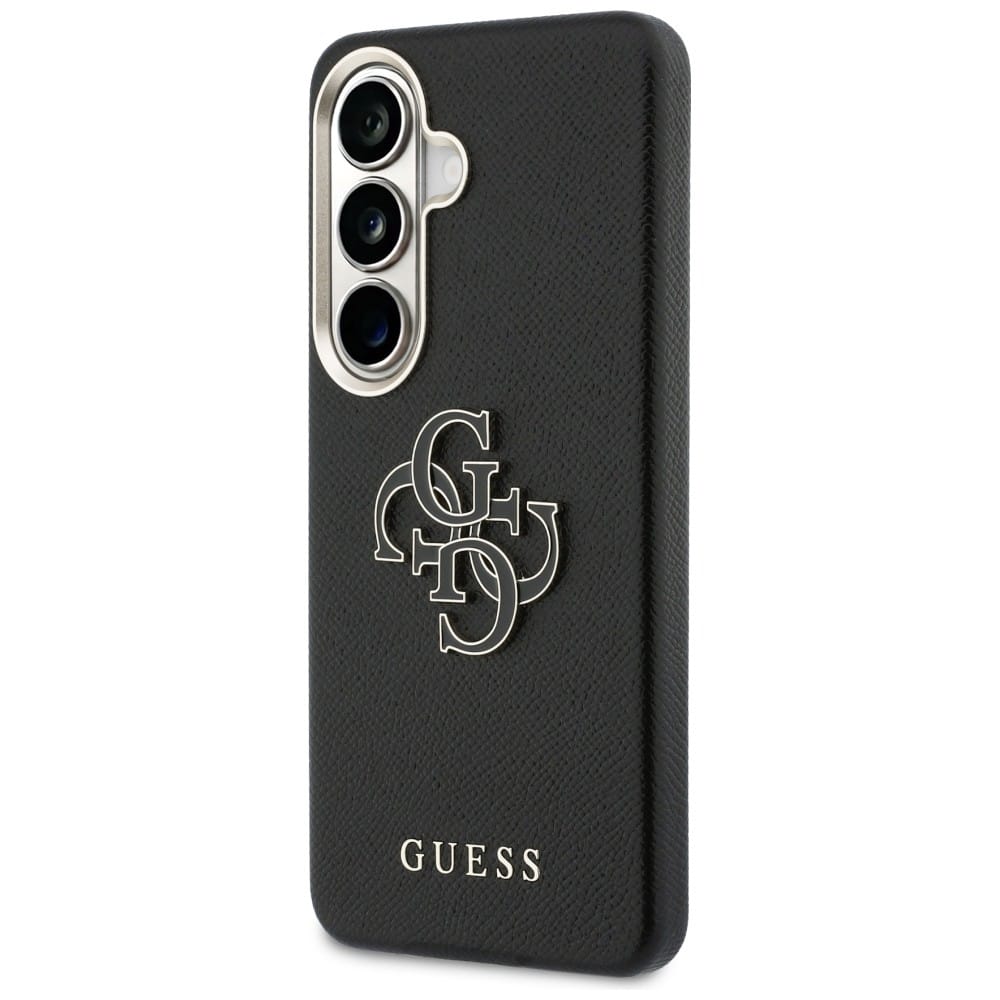 Θήκη Guess Grained Big 4G Metal Logo για Samsung Galaxy S26 μαύρη - Image 2
