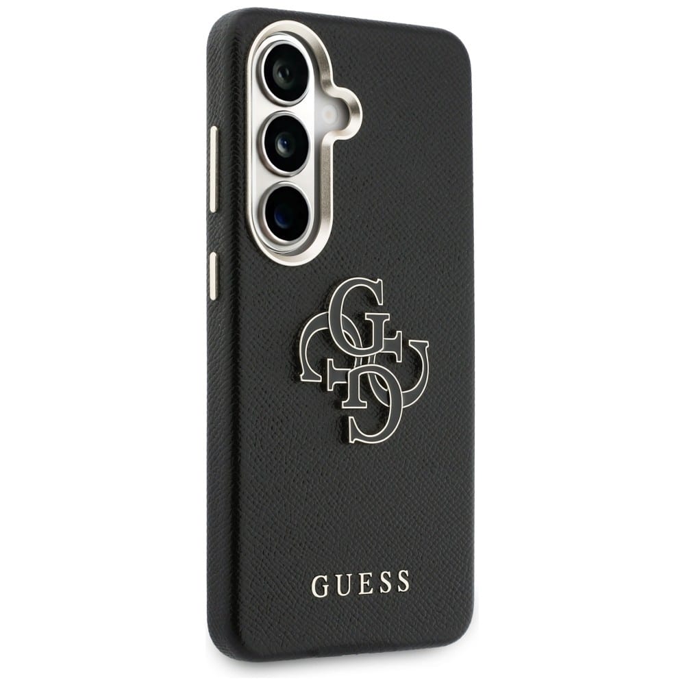 Θήκη Guess Grained Big 4G Metal Logo για Samsung Galaxy S26 μαύρη - Image 4