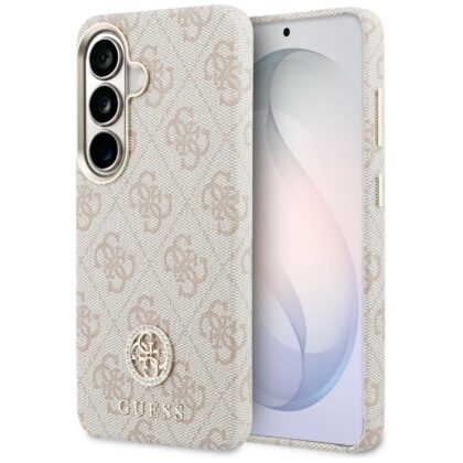Guess 4G Rhinestone Round Logo - θήκη για Samsung Galaxy S26 - Ροζ