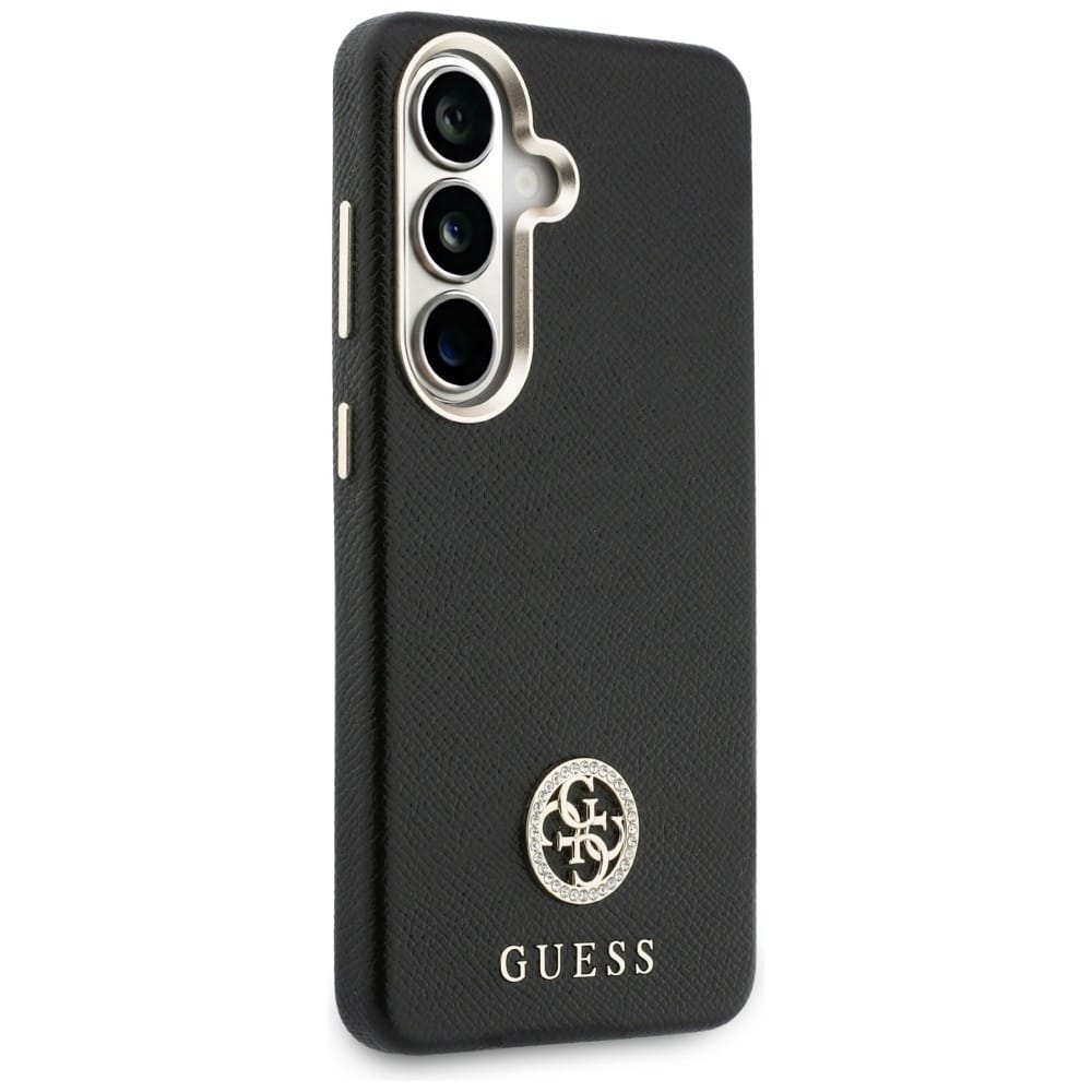 Guess 4G Rhinestone Round Logo - θήκη για Samsung Galaxy S26 - Μαύρο - Image 4