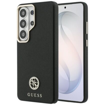 Guess 4G Rhinestone Round Logo - θήκη για Samsung Galaxy S26 Ultra - Μαύρο