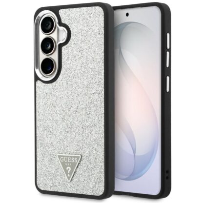 Guess Fixed Glitter Triangle - θήκη για Samsung Galaxy S26 - Ασημένιο