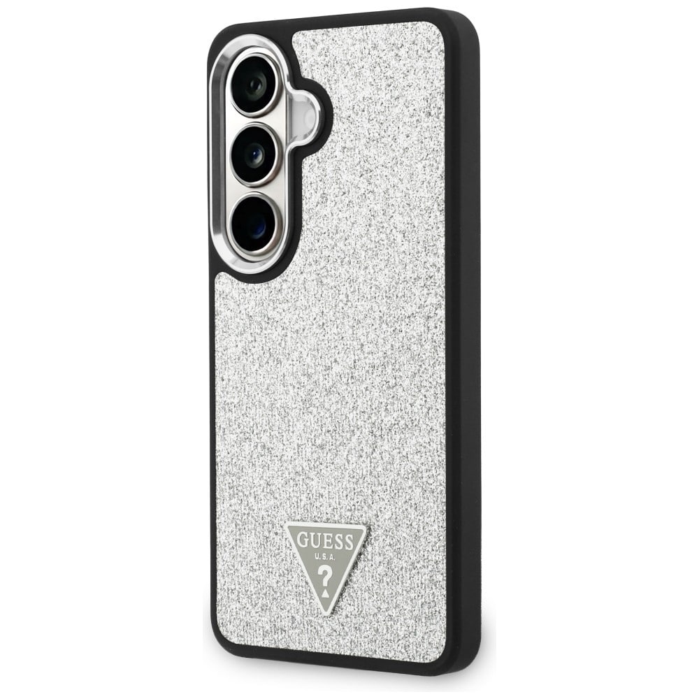 Guess Fixed Glitter Triangle - θήκη για Samsung Galaxy S26 - Ασημένιο - Image 2