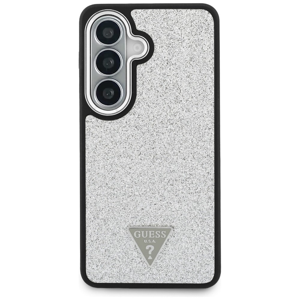 Guess Fixed Glitter Triangle - θήκη για Samsung Galaxy S26 - Ασημένιο - Image 3