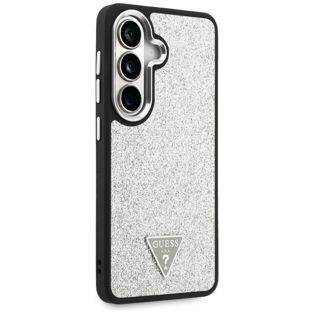 Guess Fixed Glitter Triangle - θήκη για Samsung Galaxy S26 - Ασημένιο - Image 4