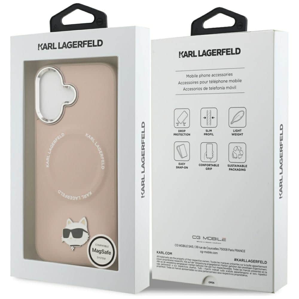 Karl Lagerfeld Choupette Pin MagSafe - θήκη για Apple iPhone 17 - Ροζ - Image 8