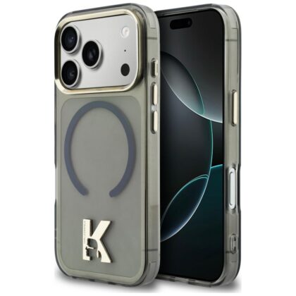 Karl Lagerfeld IML K Head Logo - θήκη για Apple iPhone 17 Pro Max - Μαύρο
