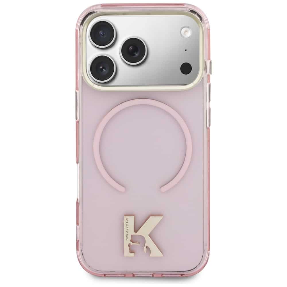 Karl Lagerfeld IML K Head Logo - θήκη για Apple iPhone 17 Pro Max - Ροζ - Image 3