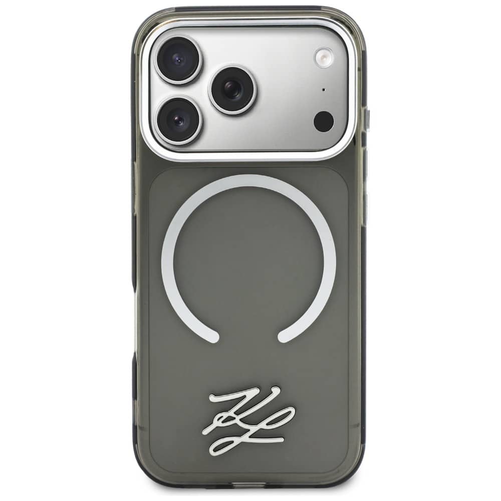 Karl Lagerfeld IML KL Script Logo - θήκη για Apple iPhone 17 Pro - Μαύρο - Image 3