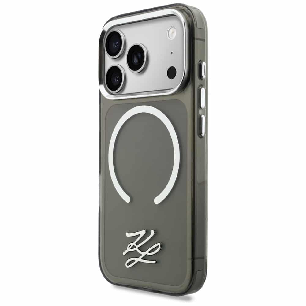 Karl Lagerfeld IML KL Script Logo - θήκη για Apple iPhone 17 Pro Max - Μαύρο - Image 2