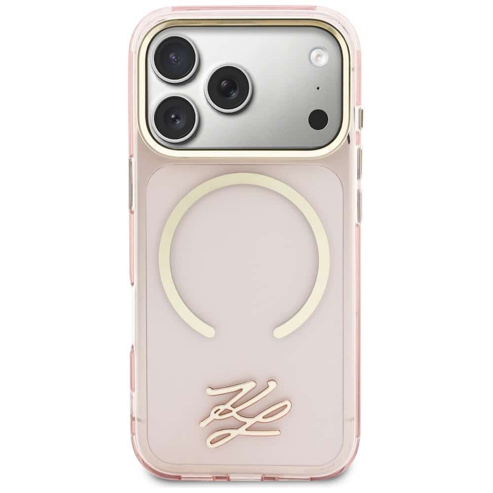 Karl Lagerfeld IML KL Script Logo - θήκη για Apple iPhone 17 Pro - Ροζ - Image 3
