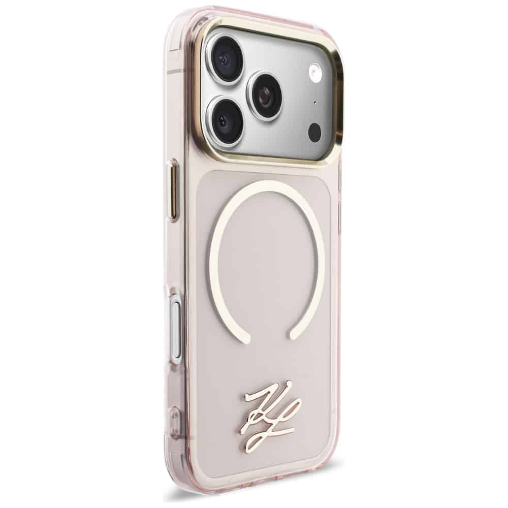 Karl Lagerfeld IML KL Script Logo - θήκη για Apple iPhone 17 Pro - Ροζ - Image 4