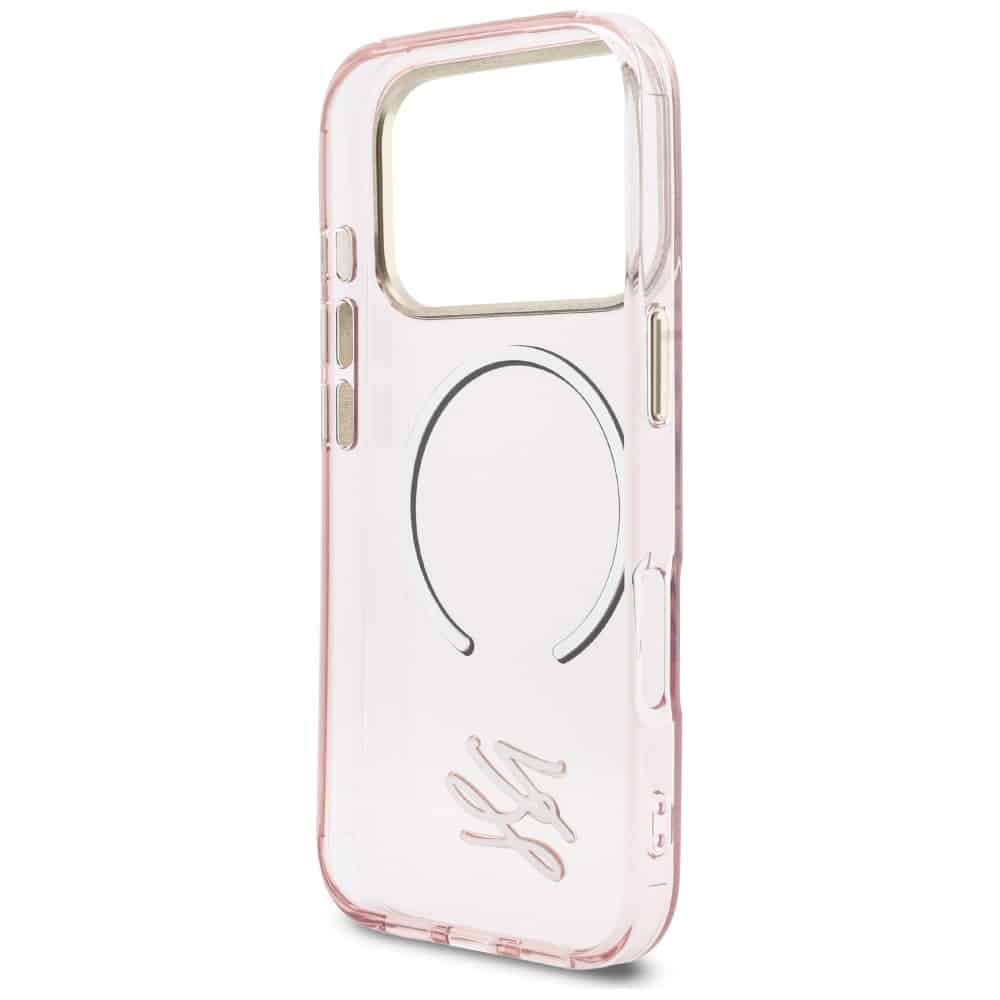 Karl Lagerfeld IML KL Script Logo - θήκη για Apple iPhone 17 Pro Max - Ροζ - Image 7