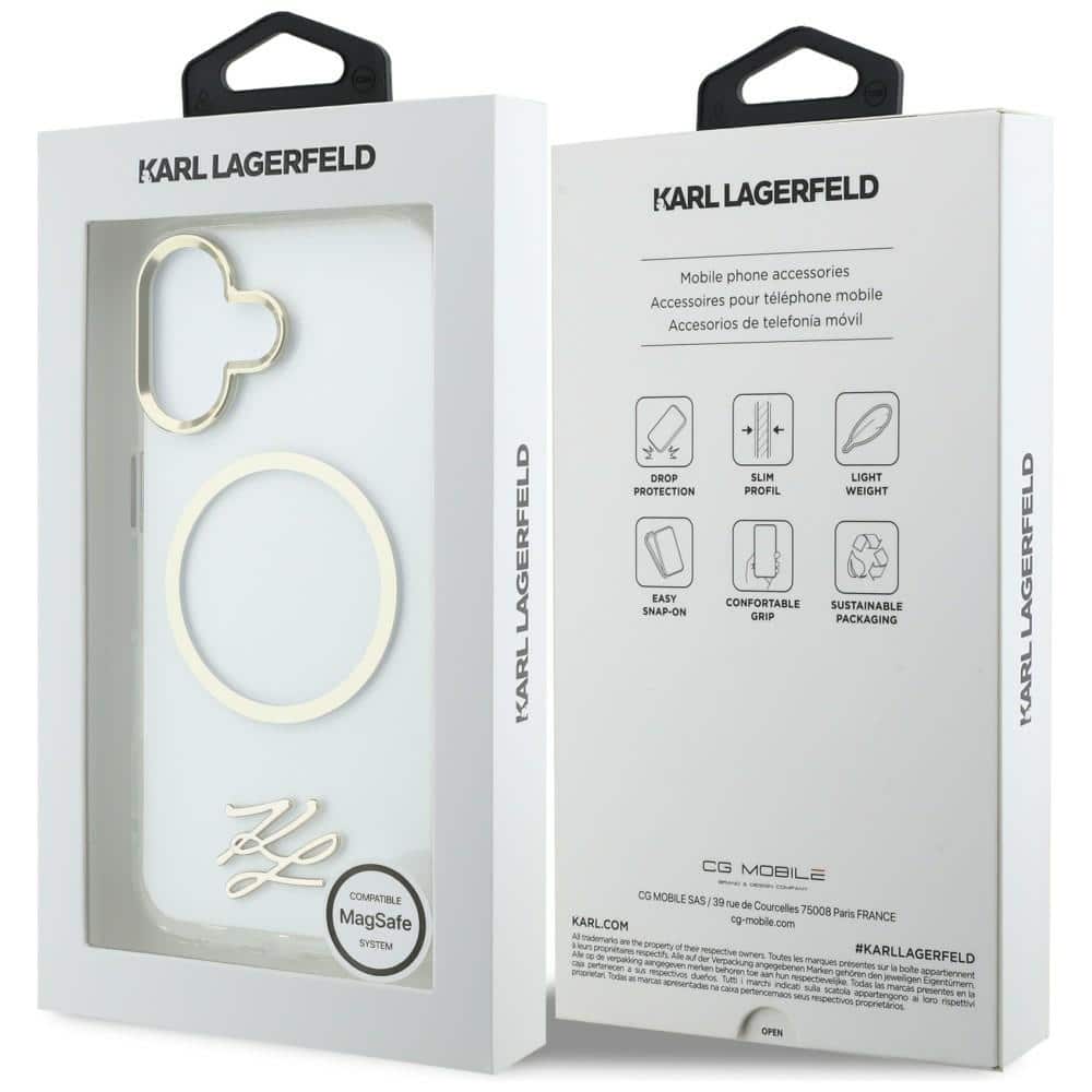 Karl Lagerfeld IML KL Script Logo - θήκη για Apple iPhone 17 - Διάφανο - Image 8