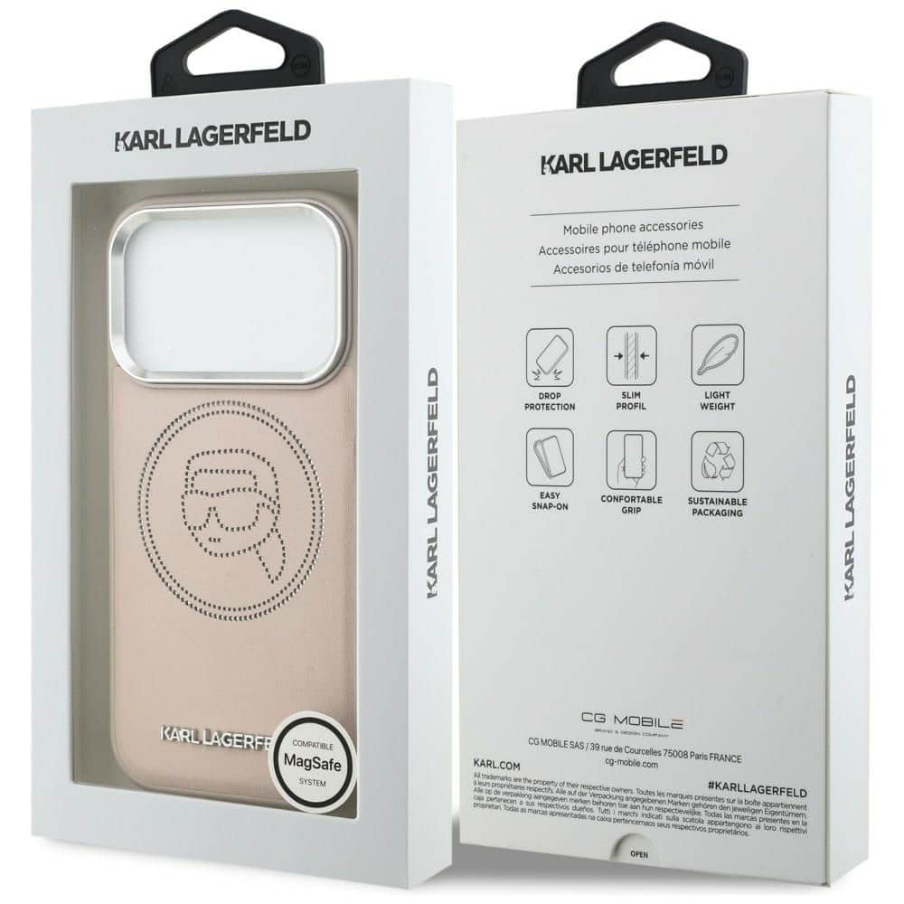 Karl Lagerfeld K Head Point Logo - θήκη για Apple iPhone 17 Pro - Ροζ - Image 8