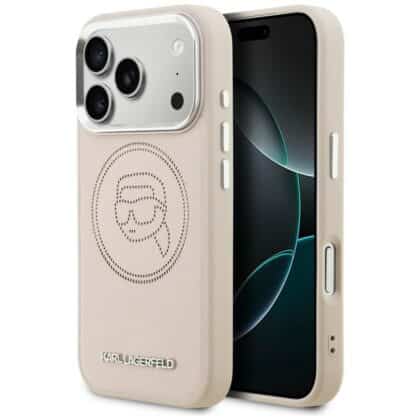 Karl Lagerfeld K Head Point Logo - θήκη για Apple iPhone 17 Pro Max - Ροζ