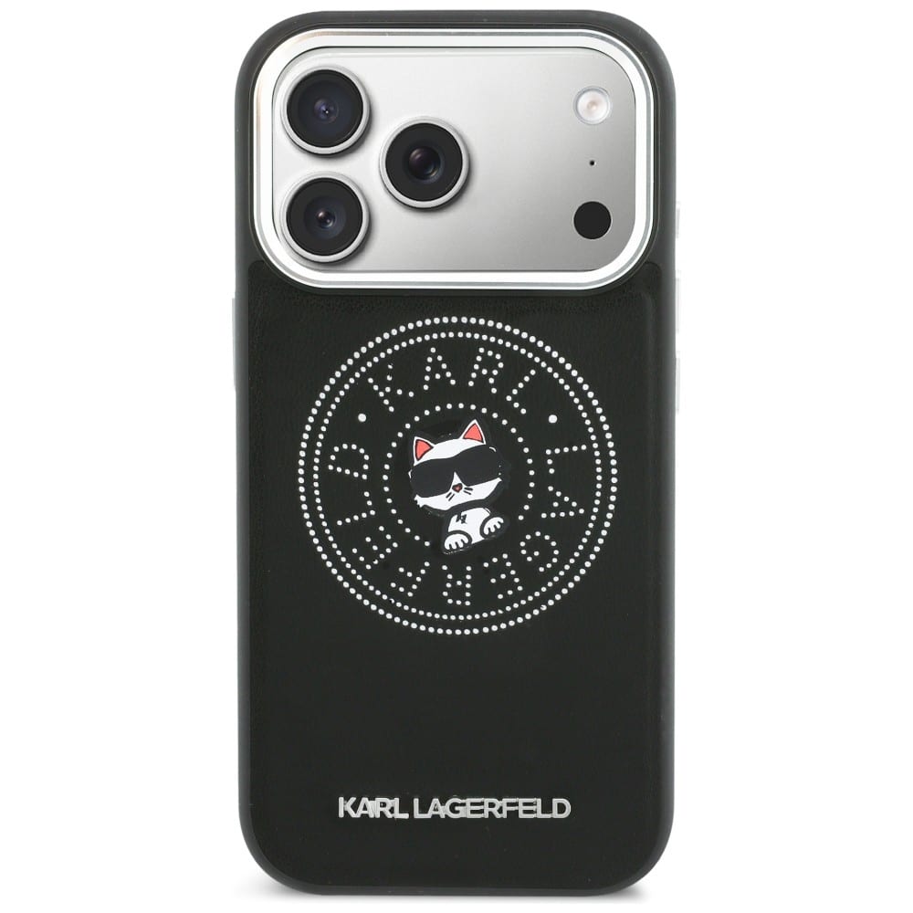 Karl Lagerfeld Point & Choupette Sketch - θήκη για Apple iPhone 17 Pro Max - Μαύρο - Image 3