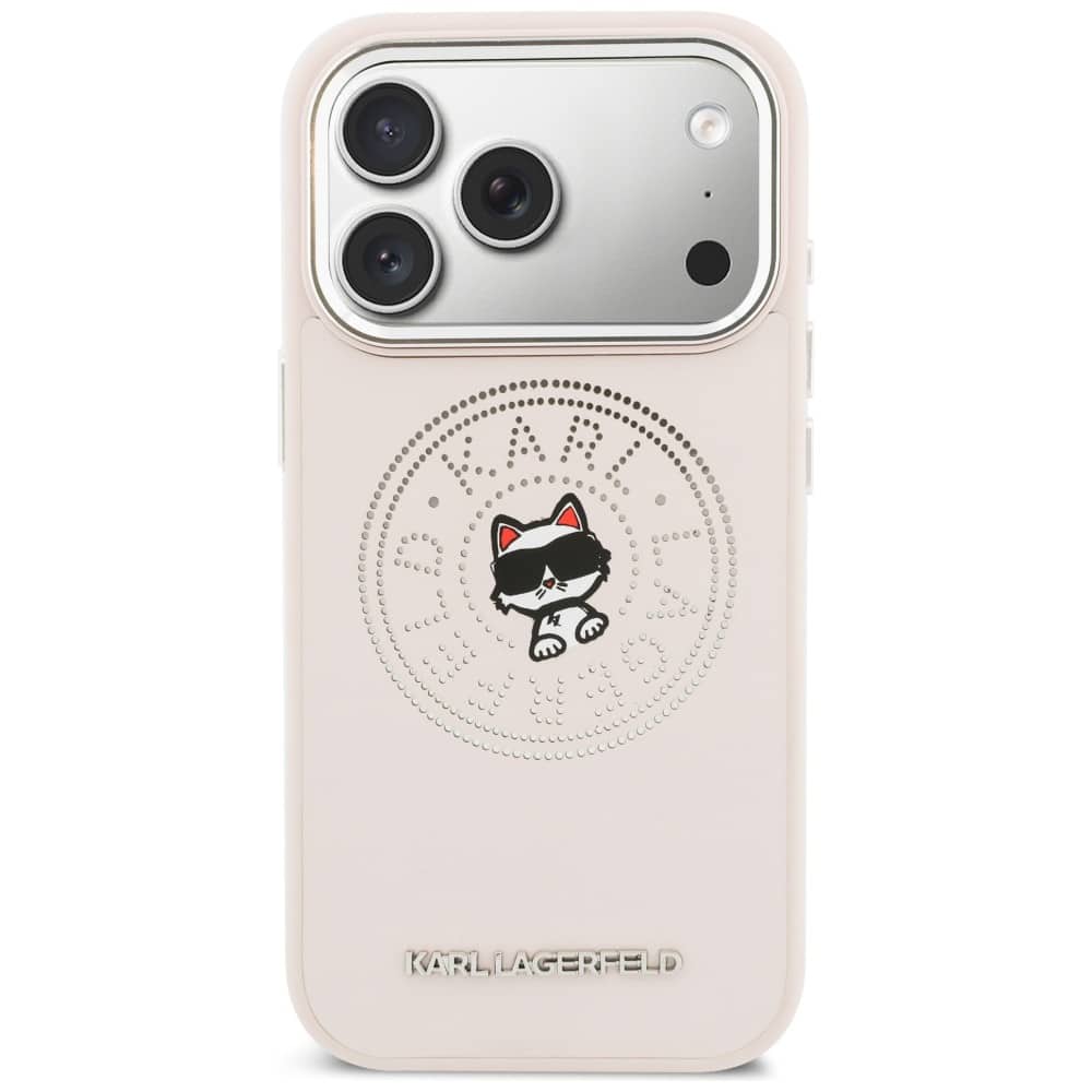 Karl Lagerfeld Point & Choupette Sketch - θήκη για Apple iPhone 17 Pro Max - Ροζ - Image 3