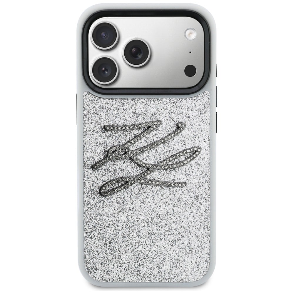 Karl Lagerfeld IML Glitter KL Diamond Logo - θήκη για Apple iPhone 17 Pro - Διάφανο - Image 3