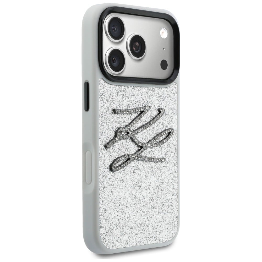 Karl Lagerfeld IML Glitter KL Diamond Logo - θήκη για Apple iPhone 17 Pro - Διάφανο - Image 4