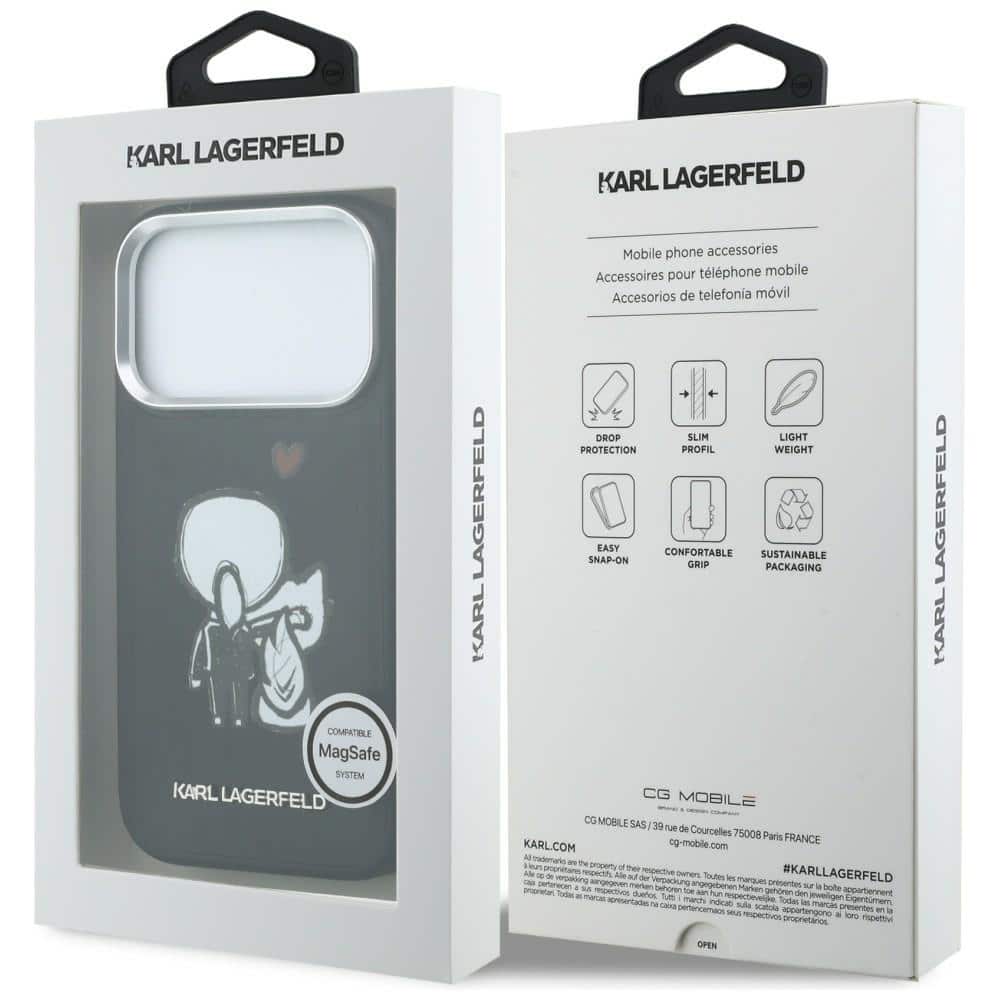 Karl Lagerfeld Karl & Choupette - θήκη για Apple iPhone 17 Pro Max - Μαύρο - Image 8