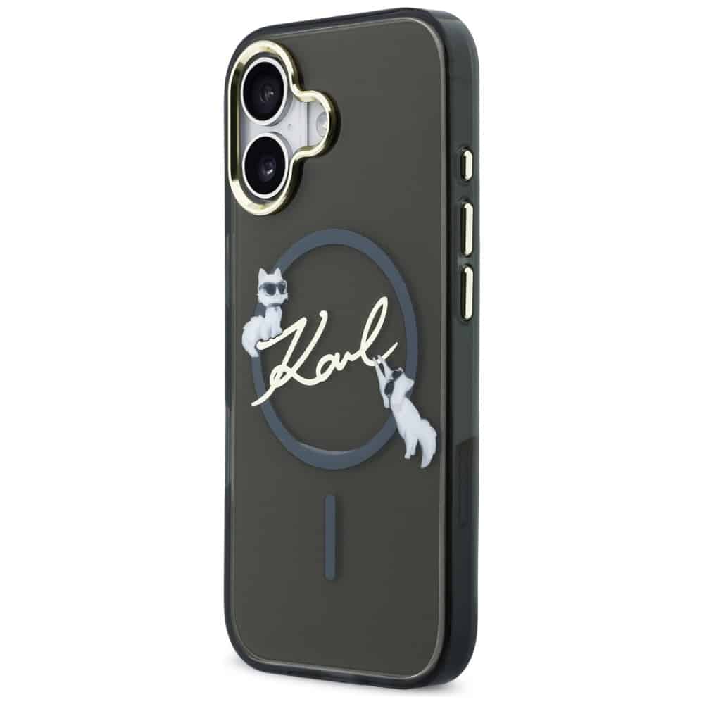 Karl Lagerfeld IML Choupettes Karl Script Logo - θήκη για Apple iPhone 17 - Μαύρο - Image 2