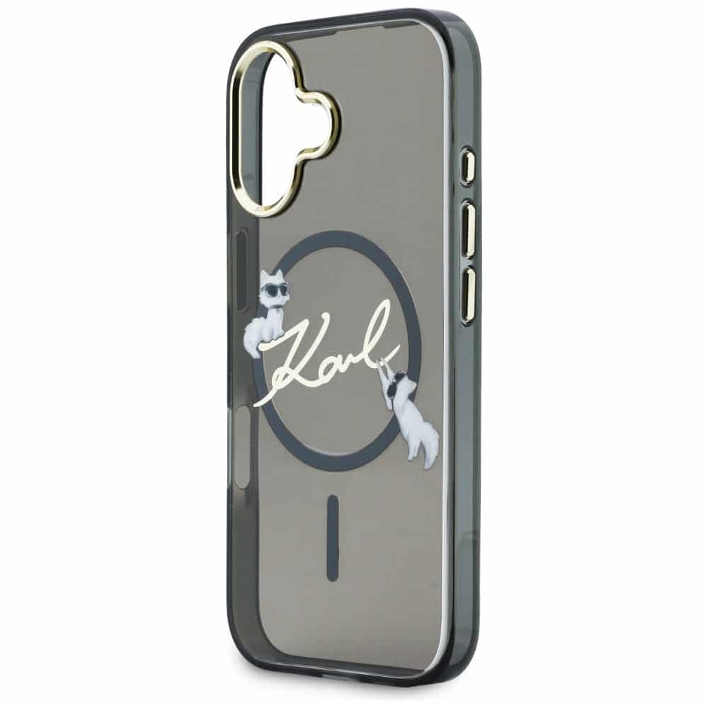 Karl Lagerfeld IML Choupettes Karl Script Logo - θήκη για Apple iPhone 17 - Μαύρο - Image 6