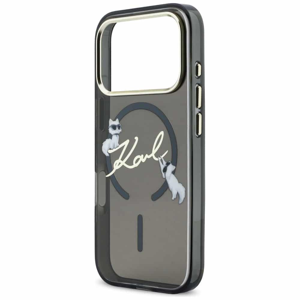 Karl Lagerfeld IML Choupettes Karl Script Logo - θήκη για Apple iPhone 17 Pro Max - Μαύρο - Image 6