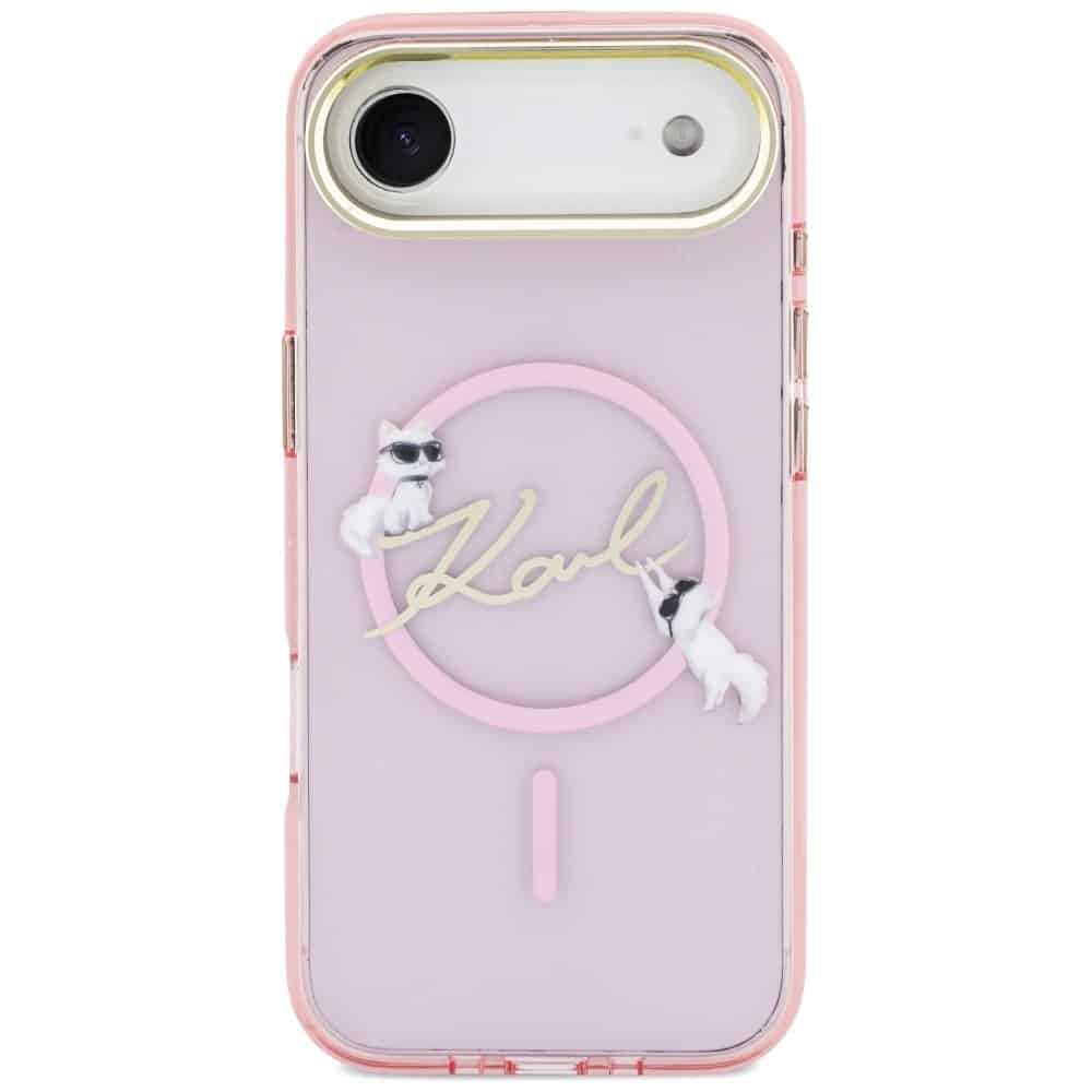 Karl Lagerfeld Choupettes Karl Script Logo - θήκη για Apple iPhone Air - Ροζ - Image 3