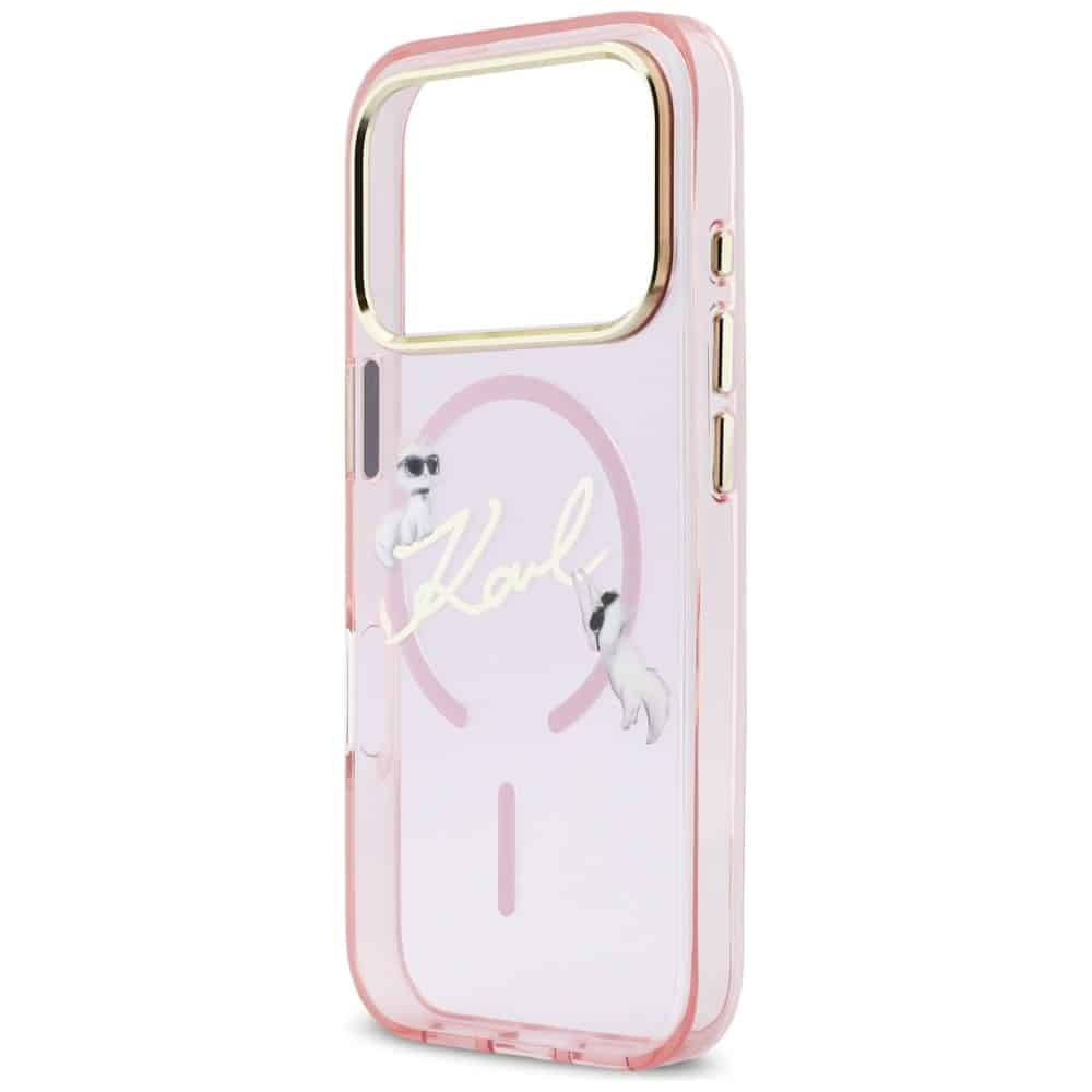 Karl Lagerfeld IML Choupettes Karl Script Logo - θήκη για Apple iPhone 17 Pro - Ροζ - Image 6