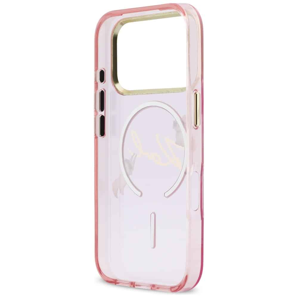 Karl Lagerfeld IML Choupettes Karl Script Logo - θήκη για Apple iPhone 17 Pro - Ροζ - Image 7