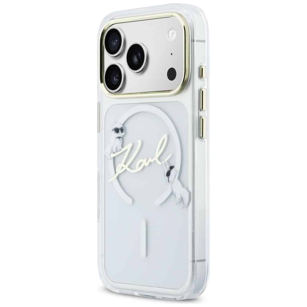 Karl Lagerfeld IML Choupettes Karl Script Logo - θήκη για Apple iPhone 17 Pro Max - Διάφανο - Image 2