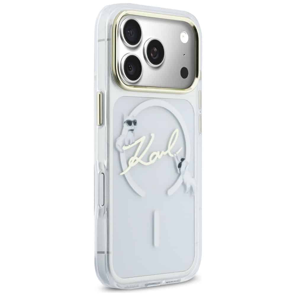 Karl Lagerfeld IML Choupettes Karl Script Logo - θήκη για Apple iPhone 17 Pro Max - Διάφανο - Image 4