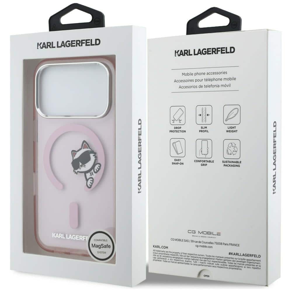 Karl Lagerfeld Peekaboo - θήκη για Apple iPhone 17 Pro - Ροζ - Image 8
