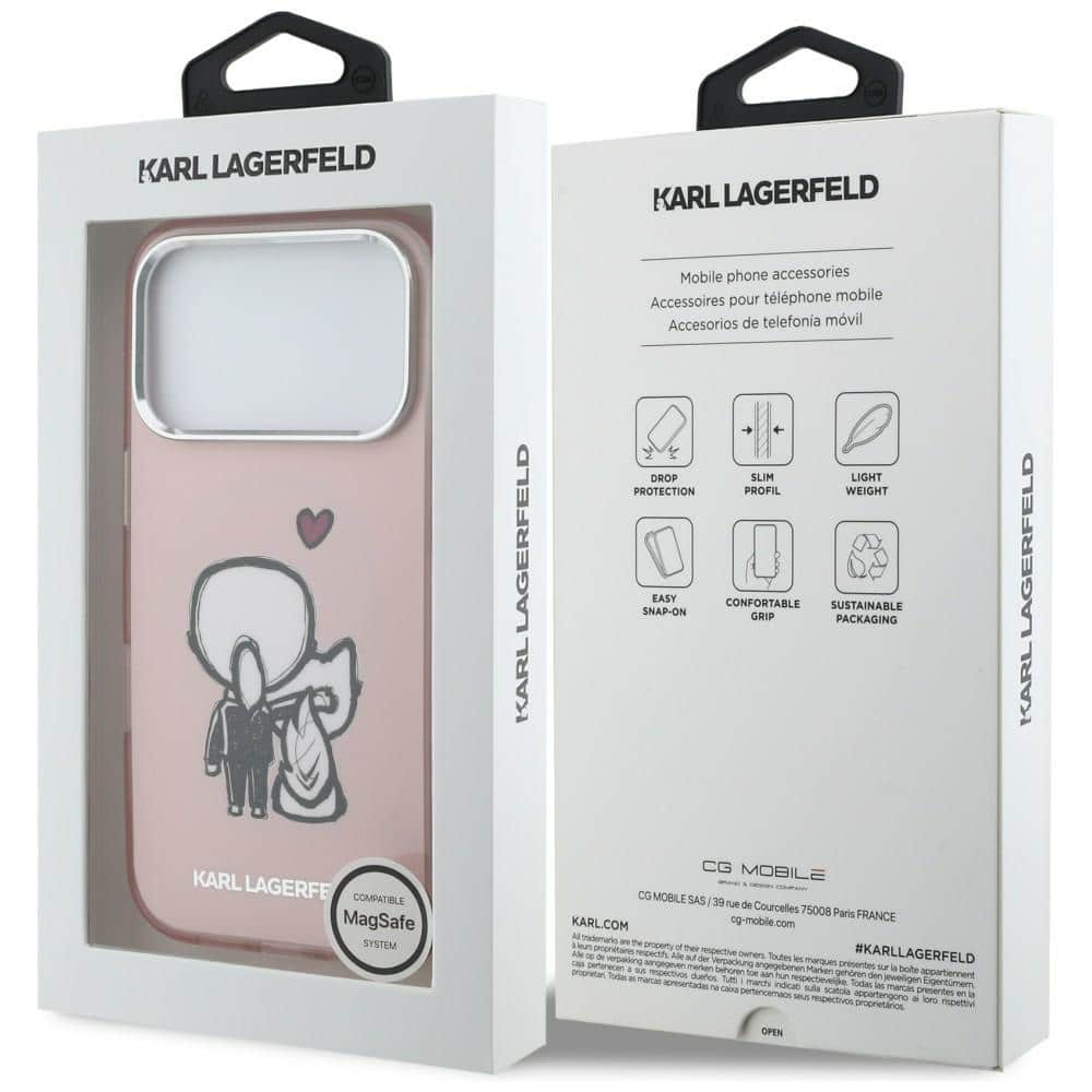 Karl Lagerfeld Karl & Choupette - θήκη για Apple iPhone 17 Pro - Ροζ - Image 8